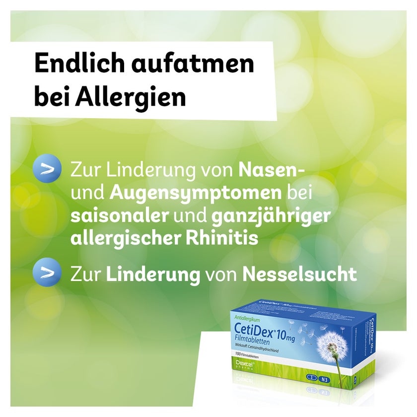CetiDex 10mg Antiallergikum 100 St