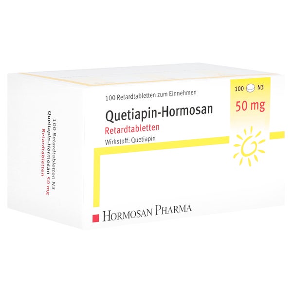 QUETIAPIN Hormosan 50 mg Retardtabletten 100 St