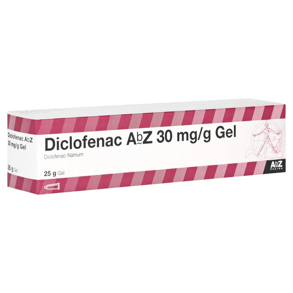 Diclofenac AbZ 30 mg/g Gel 25 g