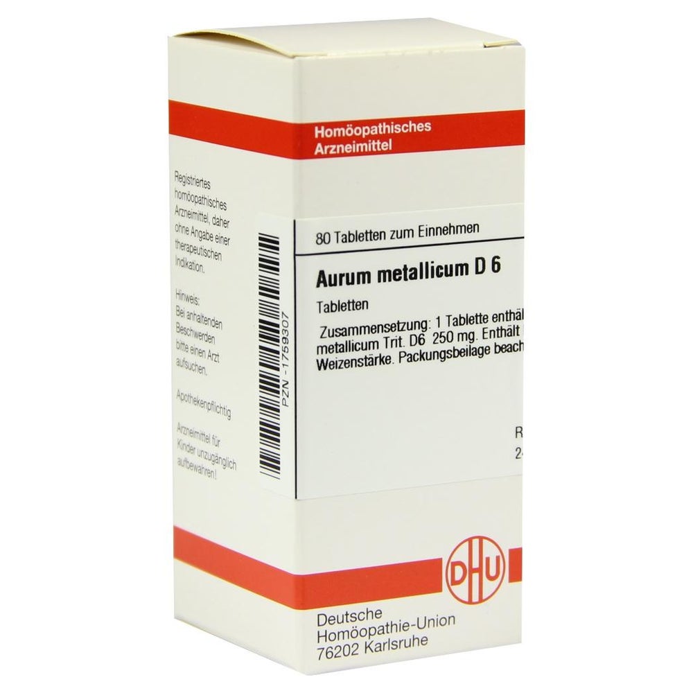 Aurum Metallicum D 6 Tabletten 80 St