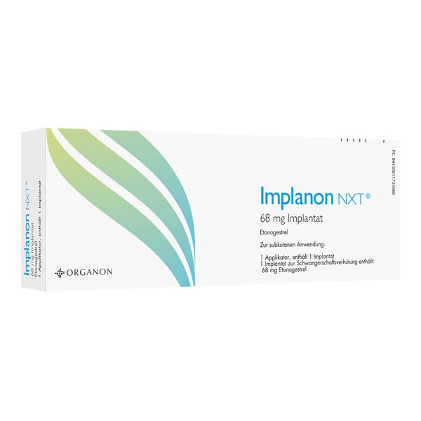 IMPLANON NXT 68mg Implantat z.subkutanen Anwendung 1 St