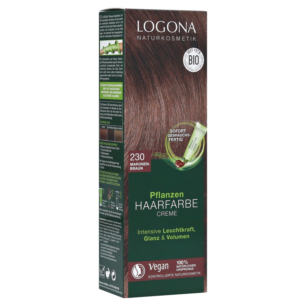 Pflanzen Haarfarbe Creme 230 maronenbrau 150 ml