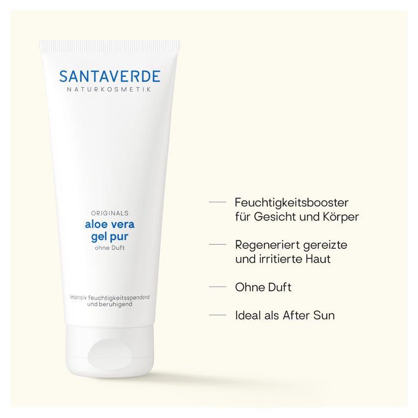 SANTAVERDE aloe vera gel pur ohne Duft 100 ml online kaufen | DocMorris