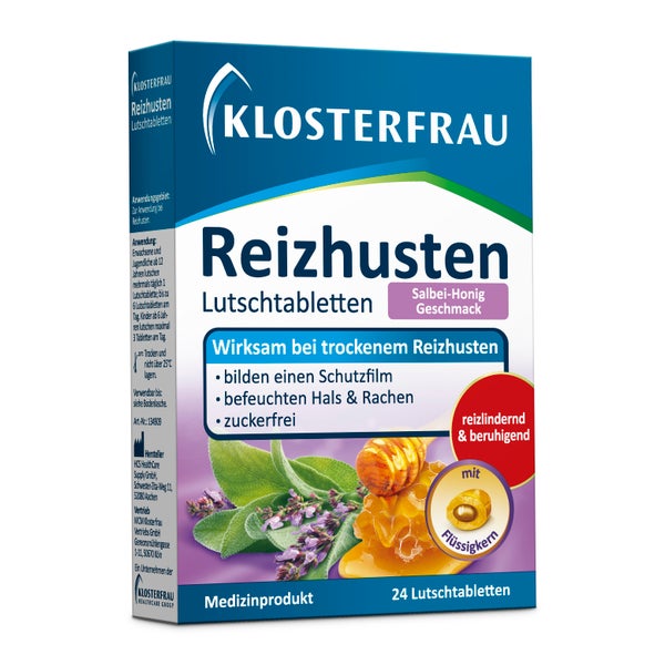 Klosterfrau Reizhusten Lutschtabletten Salbei-Honig 24 St