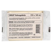 Produktabbildung: Sirius Rettungsdecke 160x210 cm gold/sil 1 St