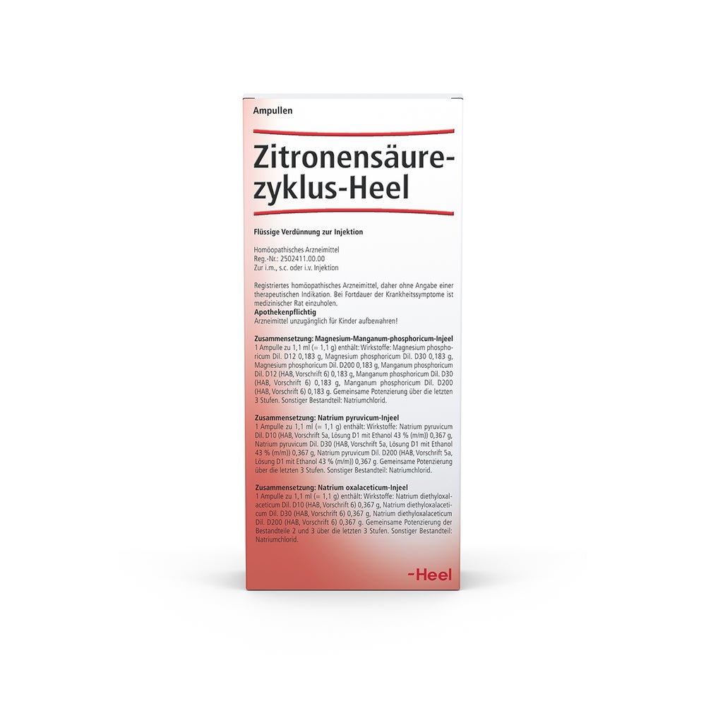Zitronensäurezyklus Heel Ampullen 100 St