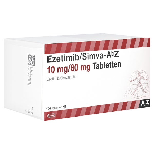 EZETIMIB/Simva AbZ 10 mg/80 mg Tabletten 100 St