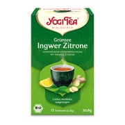 YOGI TEA, Grüntee Ingwer Zitrone, Grüner Bio-Tee 17X1,8 g