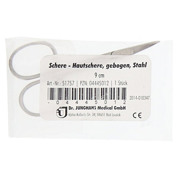Hautschere 9 cm gebogen 51757 1 St