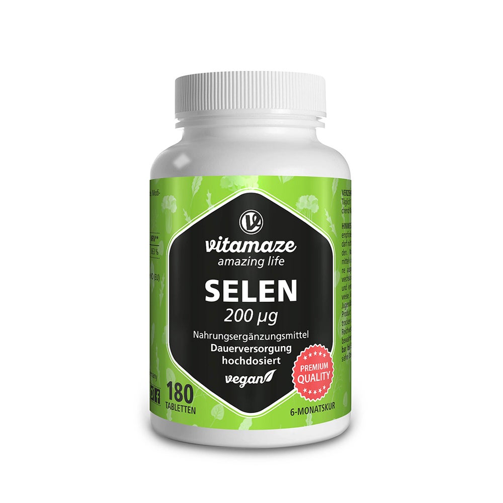 Selen 200 µg vegan 180 St