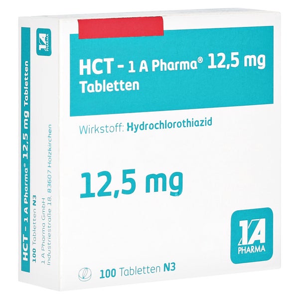 Hct-1a Pharma 12,5 mg Tabletten 100 St