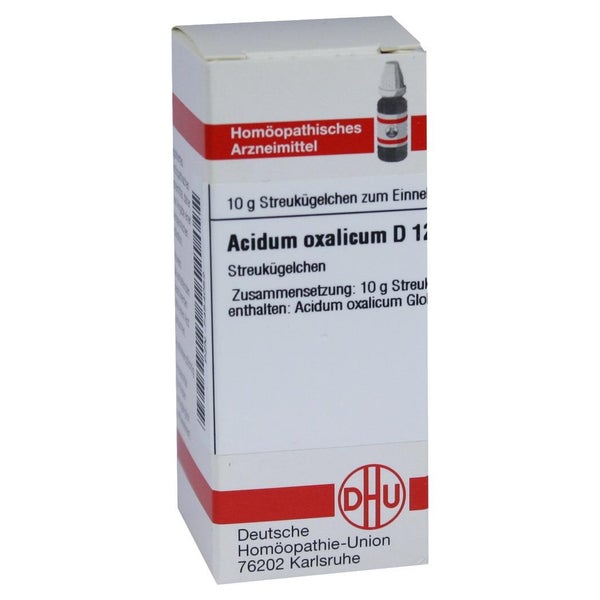 Acidum Oxalicum D 12 Globuli 10 g