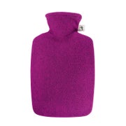 Wärmflasche Klassik 1,8 l mit Strickbezug Filzoptik Himbeere-melange 1 St