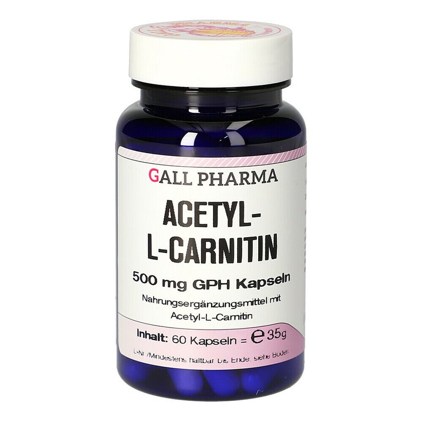 acetyl-l-carnitin Acetyl-l-carnitin 500 mg Kapseln 60 St online kaufen