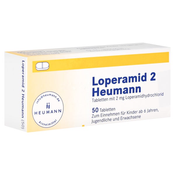 Loperamid 2 Heumann Tabletten 50 St