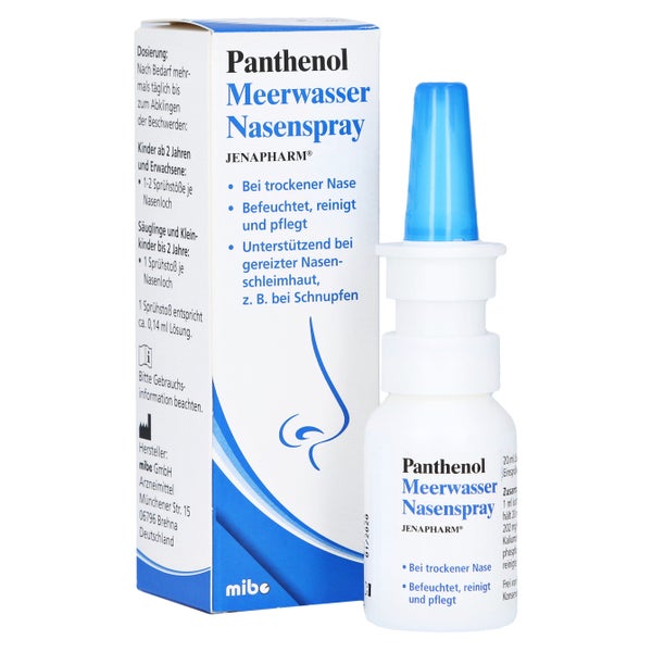 Panthenol Meerwasser Nasenspray JENAPHARM® 20 ml