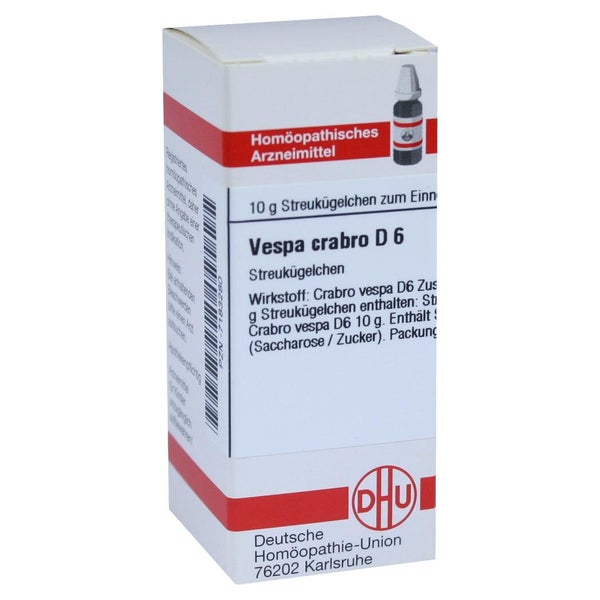 Vespa Crabro D 6 Globuli 10 g