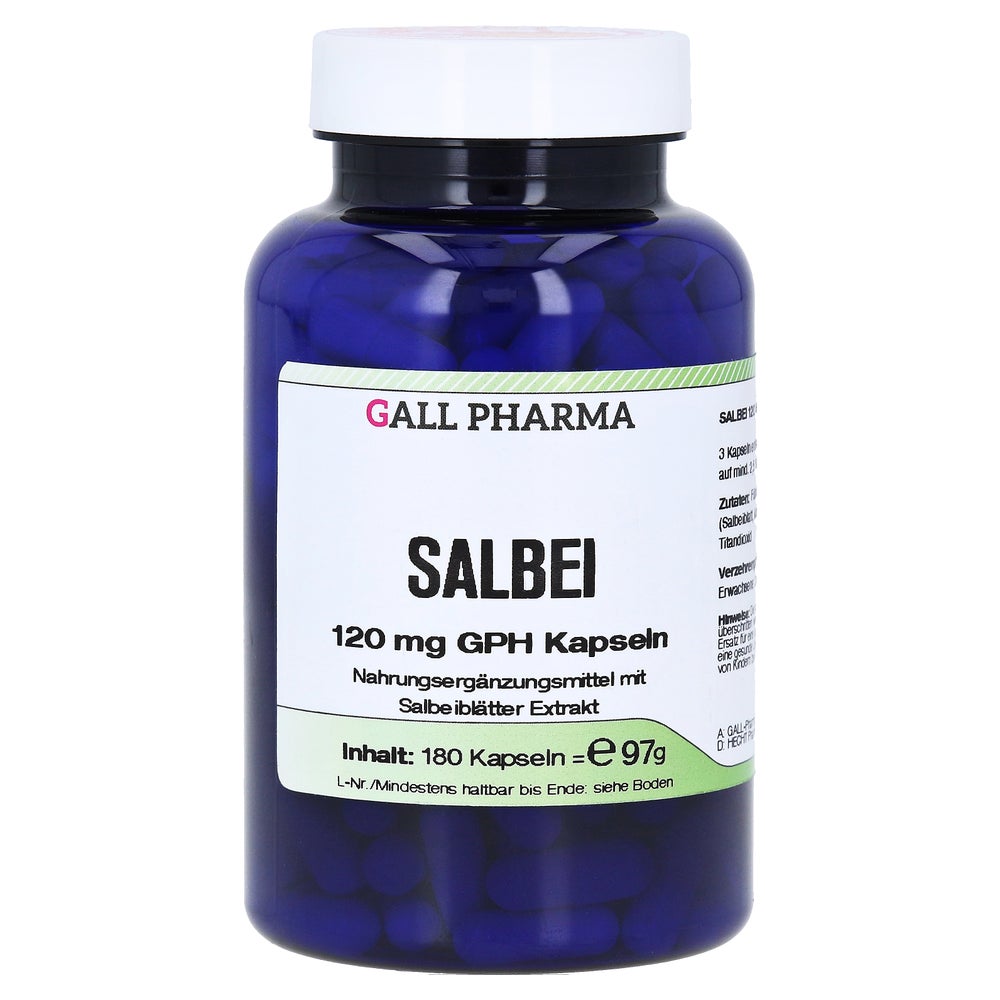 Salbei 120 mg GPH Kapseln 180 St