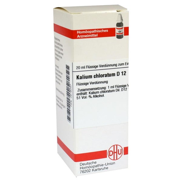 Kalium Chloratum D 12 Dilution 20 ml