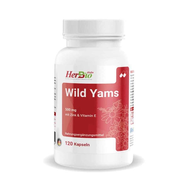HerbBio Wild Yams 500mg 120 St