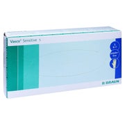 Produktabbildung: B. Braun Vasco Sensitive Untersuchungshandschuhe puderfrei Naturlatex 100 Stück - 6-7 klein 100 St