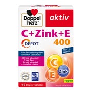 Doppelherz aktiv C + Zink + E 400 Depot 40 St