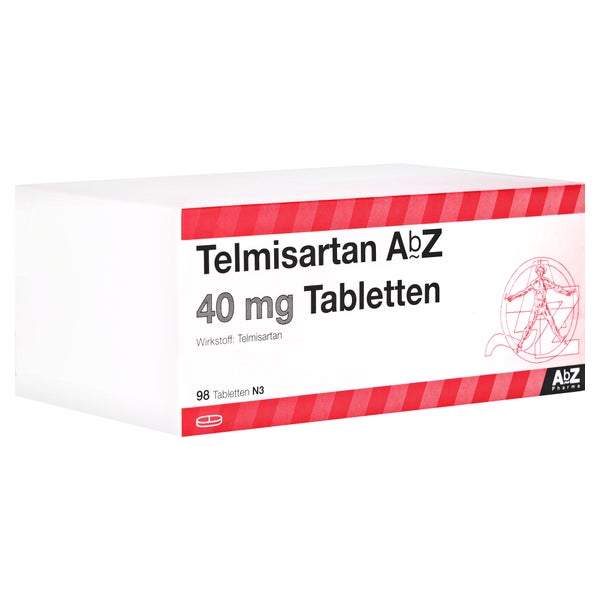 Telmisartan AbZ 40 mg Tabletten 98 St