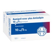 RAMIPRIL HEXAL plus Amlodipin 10 mg/5 mg Hartkaps. 100 St