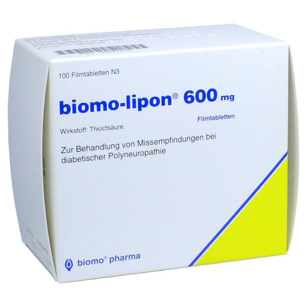 Biomo-lipon 600 mg Filmtabletten 100 St