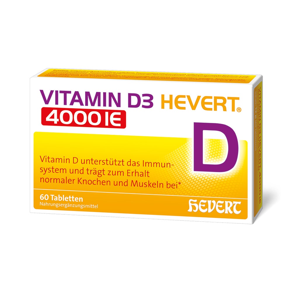 Vitamin D3 Hevert 4.000 I.E. Tabletten 60 St
