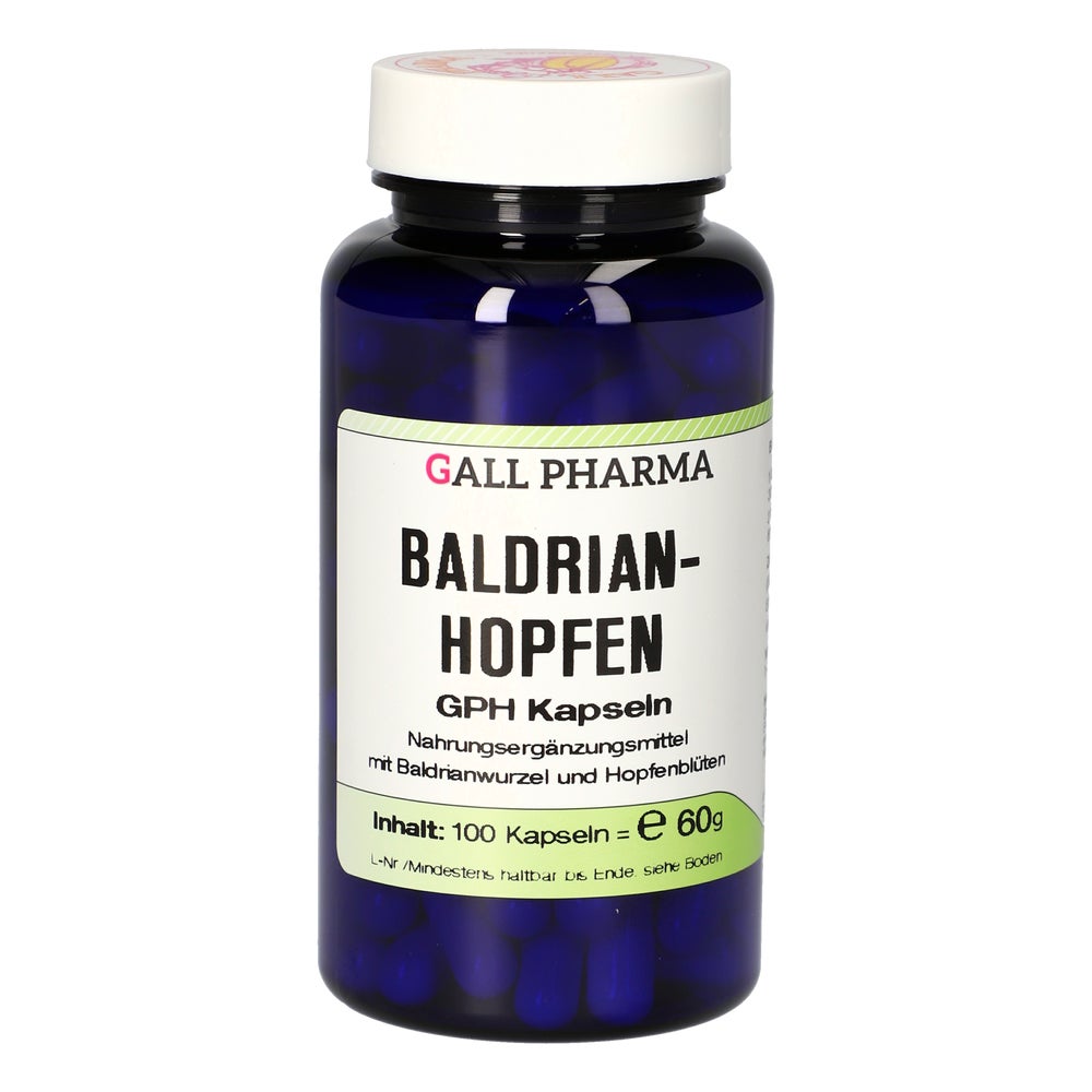 Baldrian Hopfen GPH Kapseln 100 St