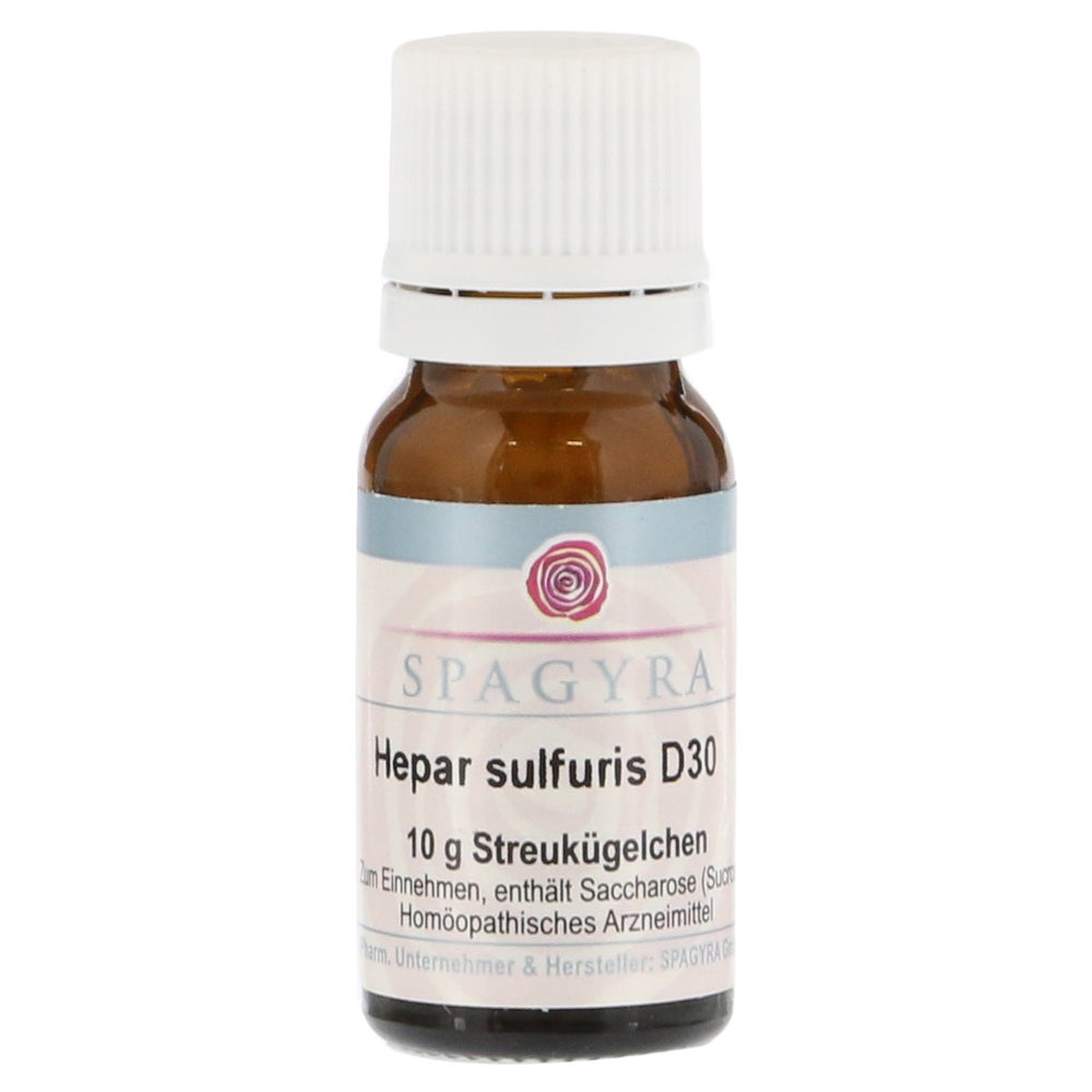 Hepar Sulfuris D 30 Globuli 10 g