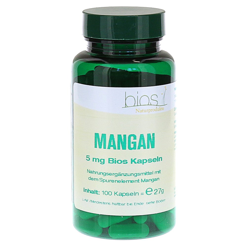 Mangan 5 mg Bios Kapseln 100 St