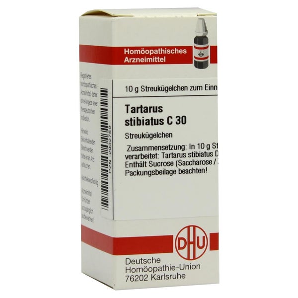 Tartarus Stibiatus C 30 Globuli 10 g