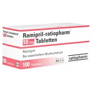 Ramipril-ratiopharm 10 mg Tabletten 100 St