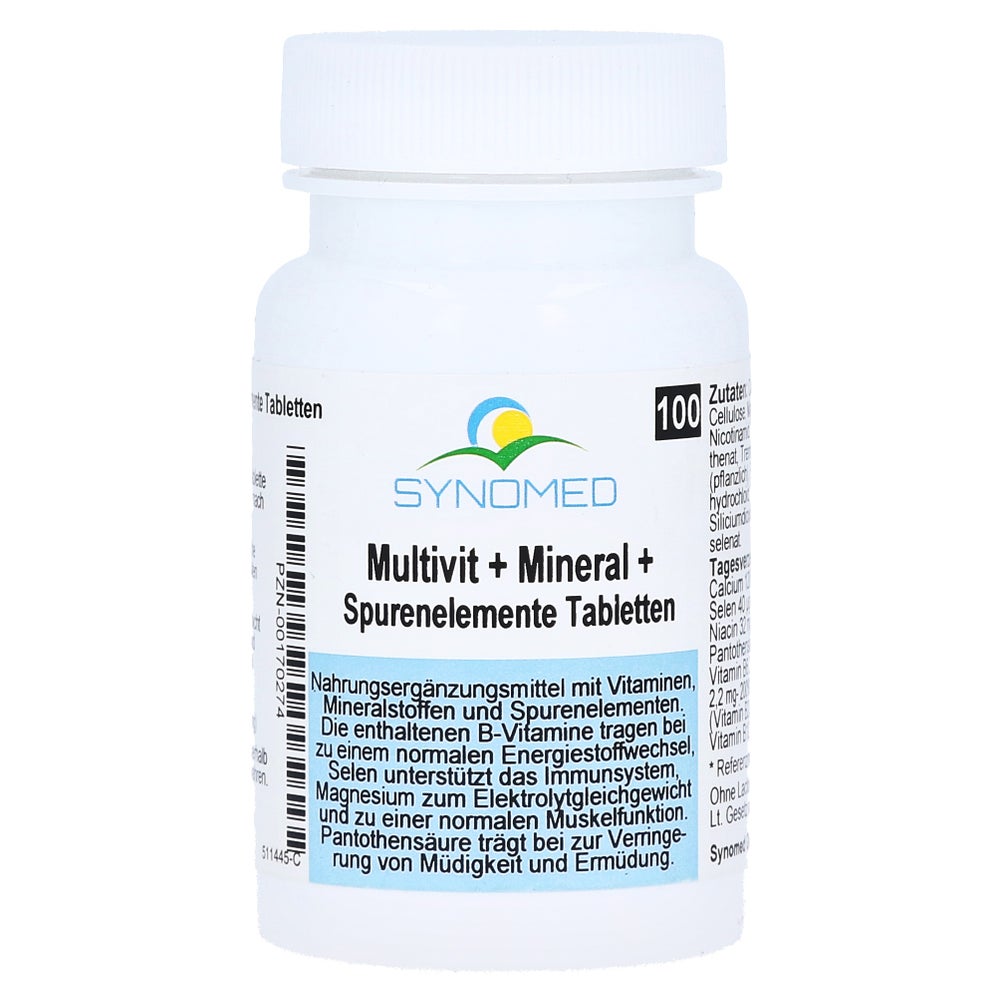 Multivit+mineral+spurenelemente Synomed 100 St