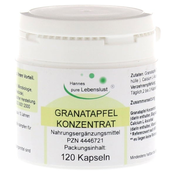Granatapfel Konzentrat 40% Vegi Kapseln 120 St