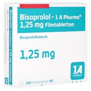 BISOPROLOL-1A Pharma 1,25 mg Filmtabletten 100 St