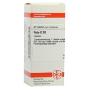 Produktabbildung: RUTA D 30 Tabletten 80 St