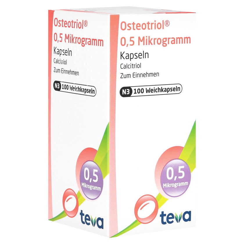 Osteotriol 0,5 µg Kapseln 100 St, 100 St online kaufen | DocMorris