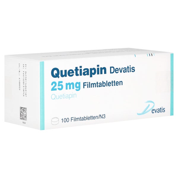 Quetiapin Devatis 25 mg Filmtabletten 100 St