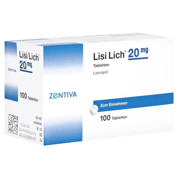 Lisilich 20 mg Tabletten 100 St