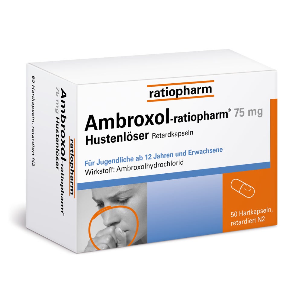 Ambroxol-ratiopharm 75 mg Hustenlöser Retardkapseln 50 St
