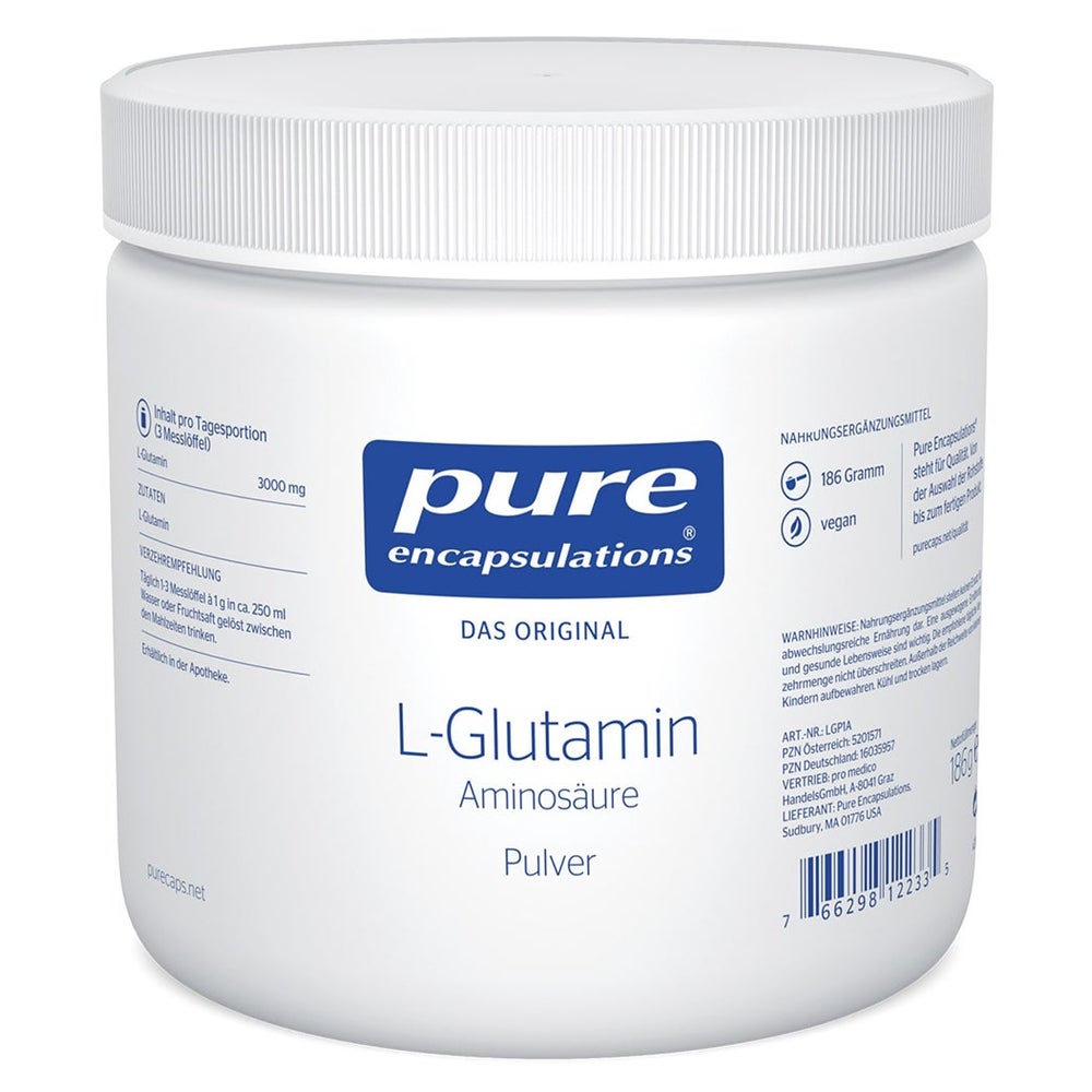 pure encapsulations® L-Glutamin Pulver 186 g