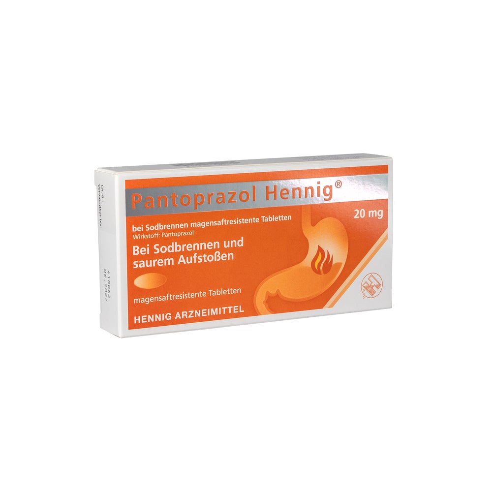 Pantoprazol Hennig 20 mg magensaftresistente Tabletten 14 St