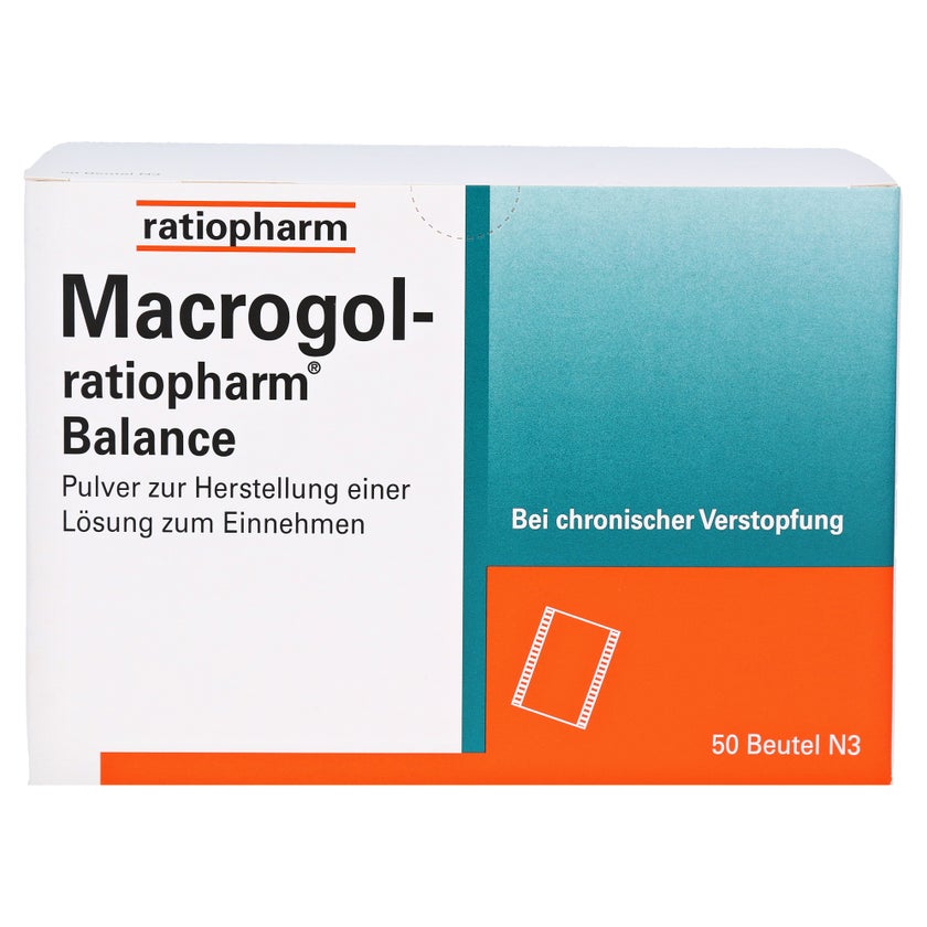 Macrogol ratiopharm Balance 50 St, 50 St online kaufen | DocMorris