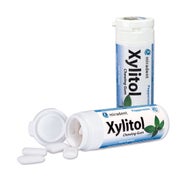 Produktabbildung: miradent Xylitol Kaugmmis Pfefferminze 30 St