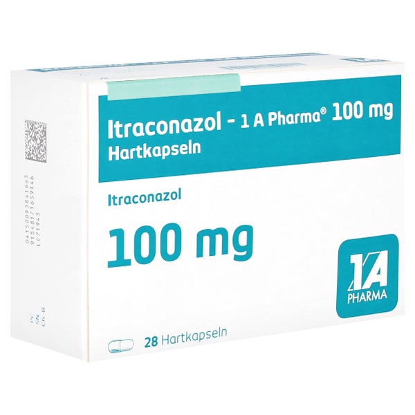 ITRACONAZOL-1A Pharma 100 mg Hartkapseln 28 St