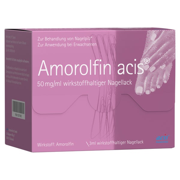 Amorolfin acis 50 mg/ml 3 ml