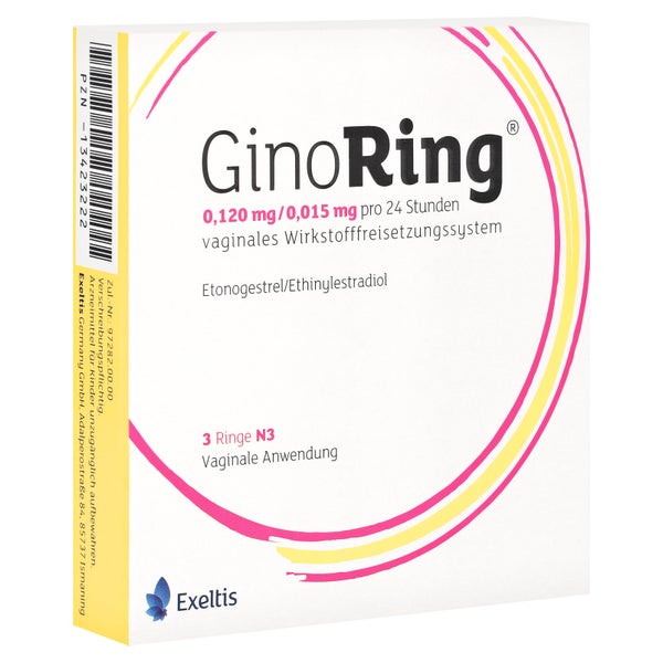 GINORING 0,120 mg/0,015 mg pro 24h vaginales WFS 3 St